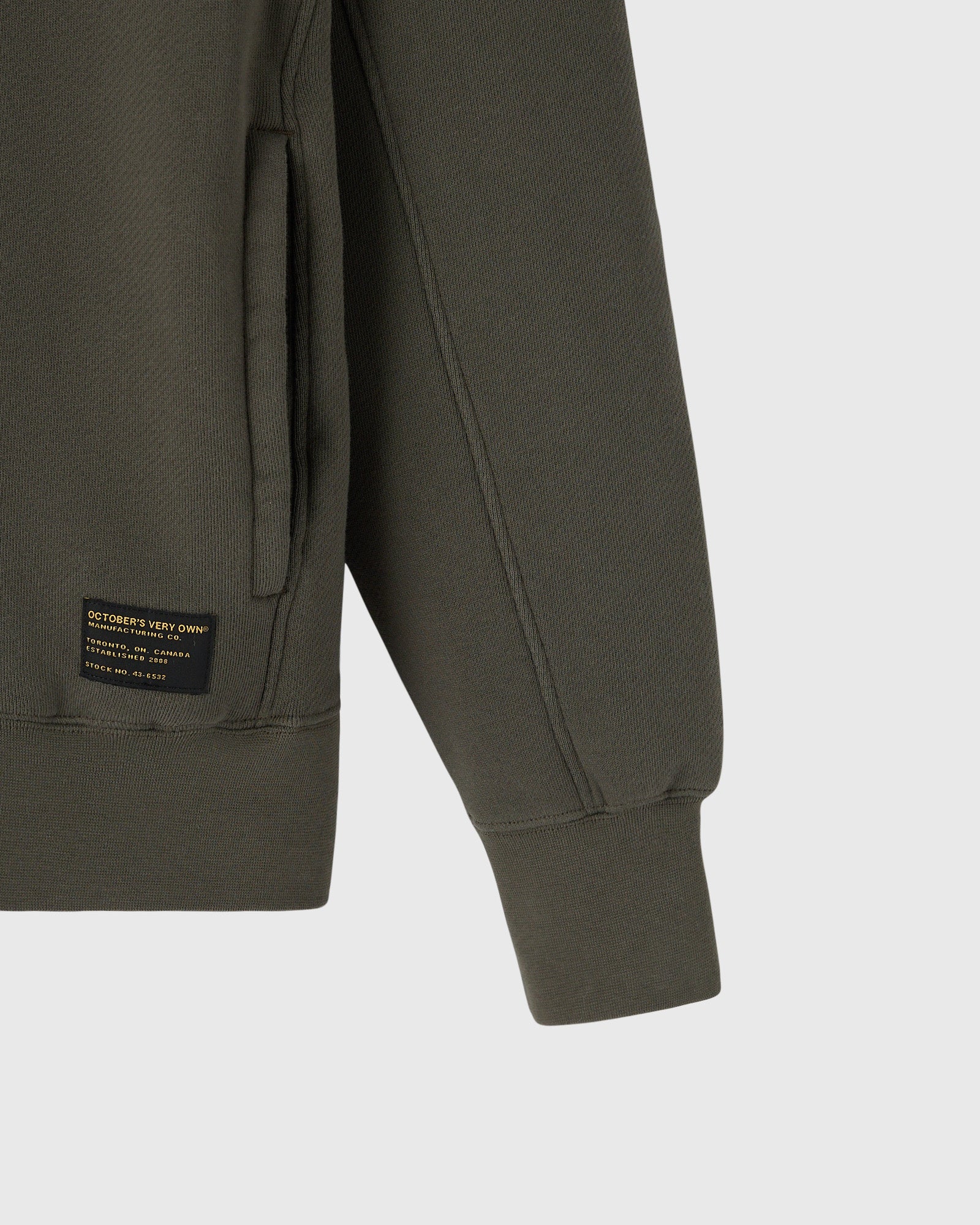 Surplus French Terry Hoodie - Olive IMAGE #4