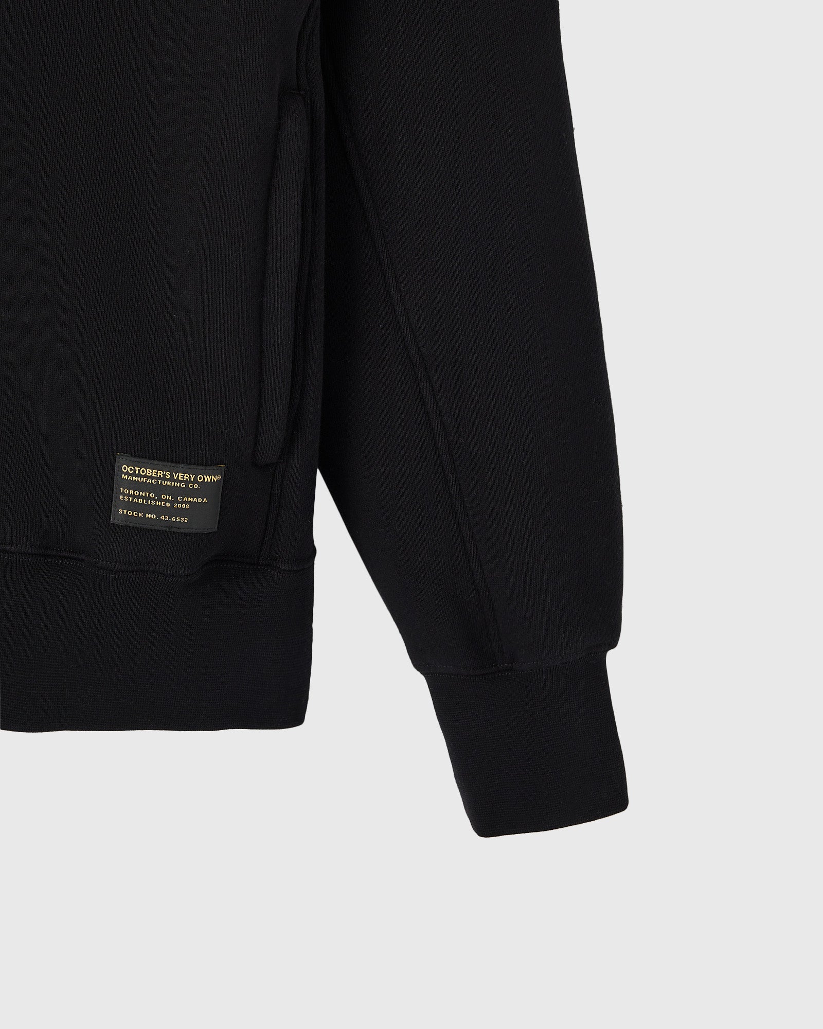 Surplus French Terry Hoodie - Black IMAGE #3