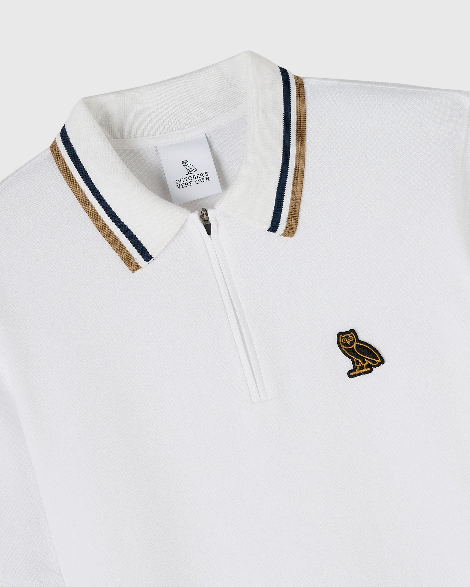 Quarter-Zip Polo - White IMAGE #4