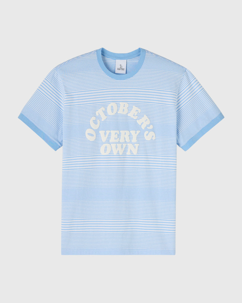 Cooper Arch Stripe T-Shirt - Light Blue
