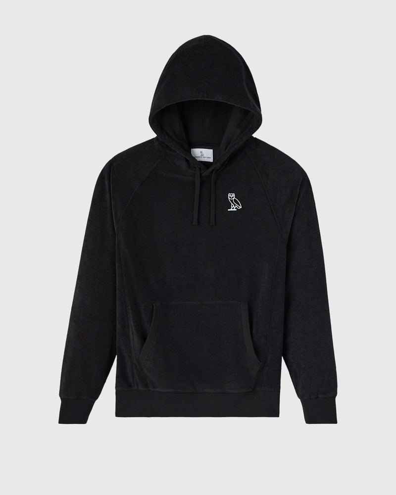 Cooper Arch Terry Cloth Hoodie - Black