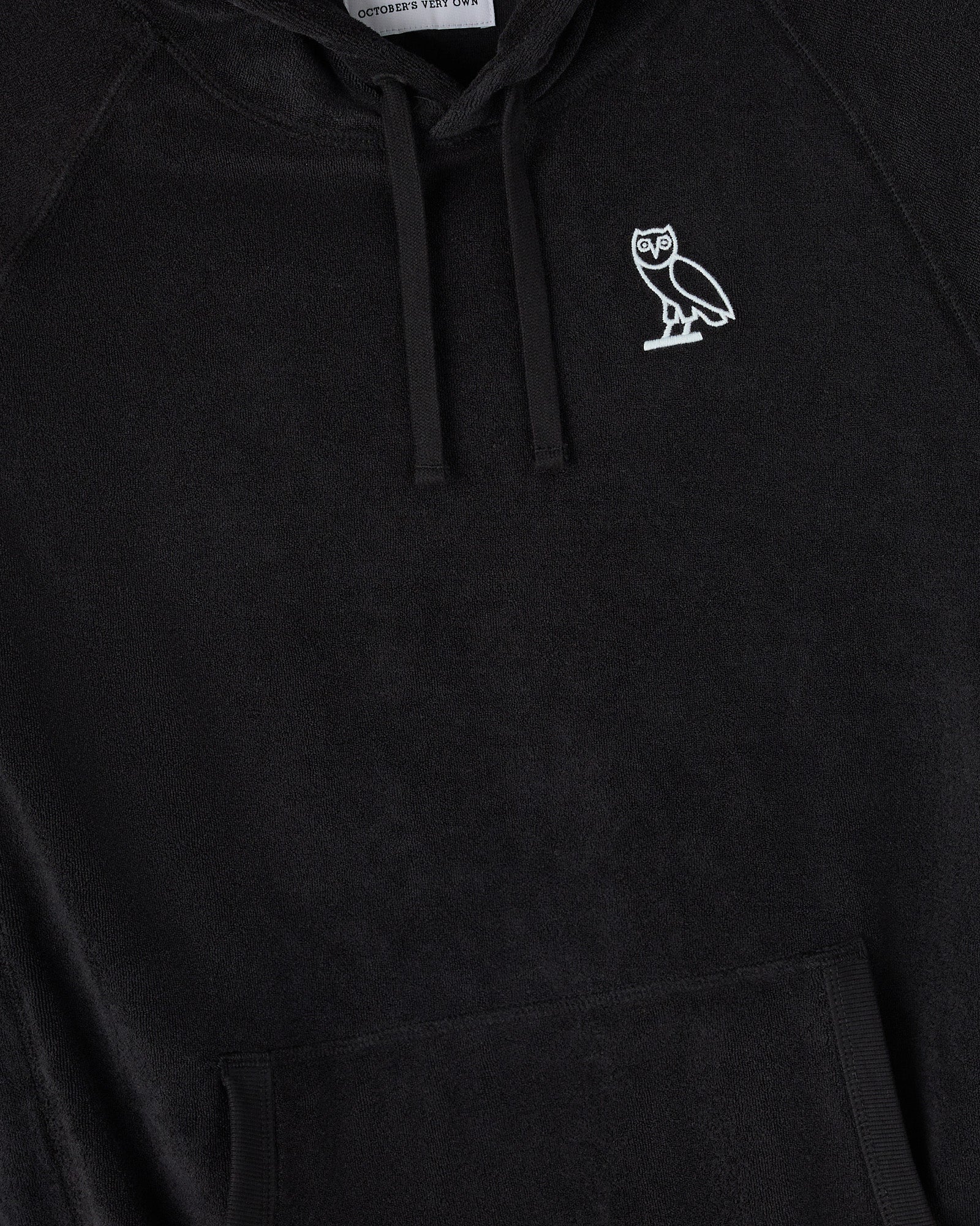 Cooper Arch Terry Cloth Hoodie - Black IMAGE #4