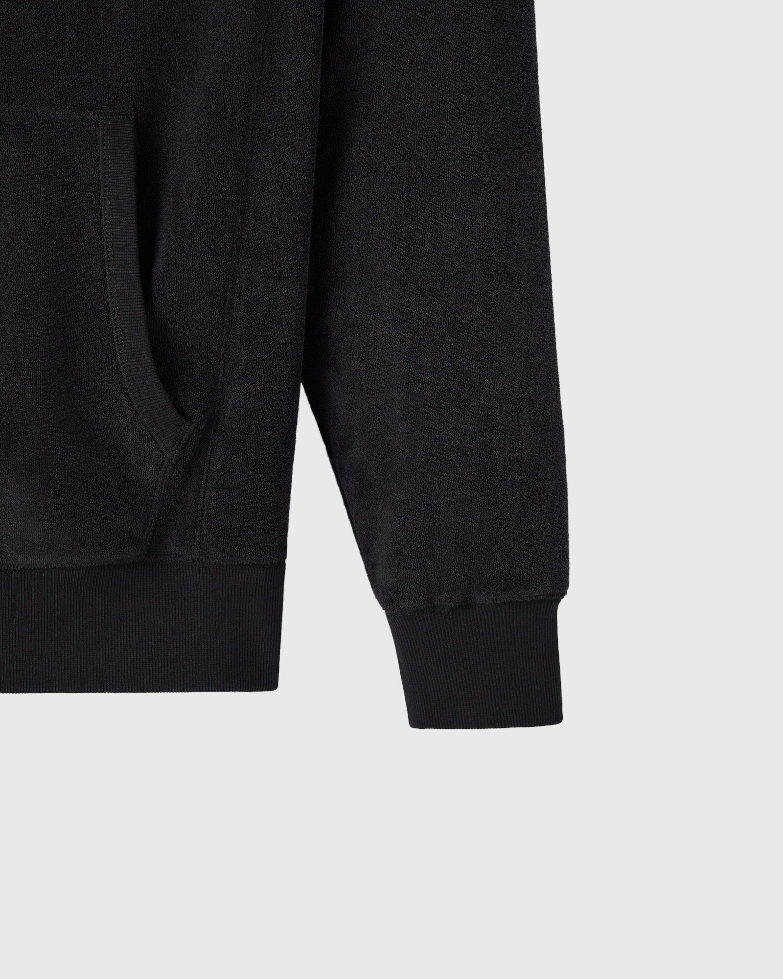 Cooper Arch Terry Cloth Hoodie - Black IMAGE #6