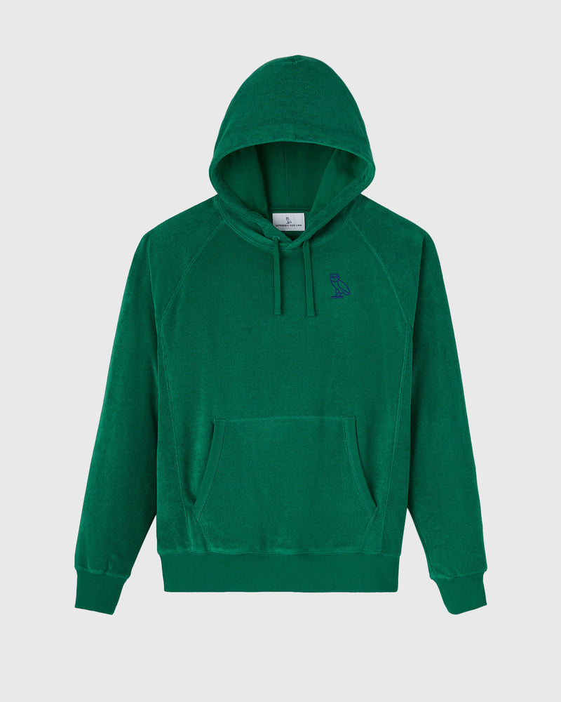Cooper Arch Terry Cloth Hoodie - Green