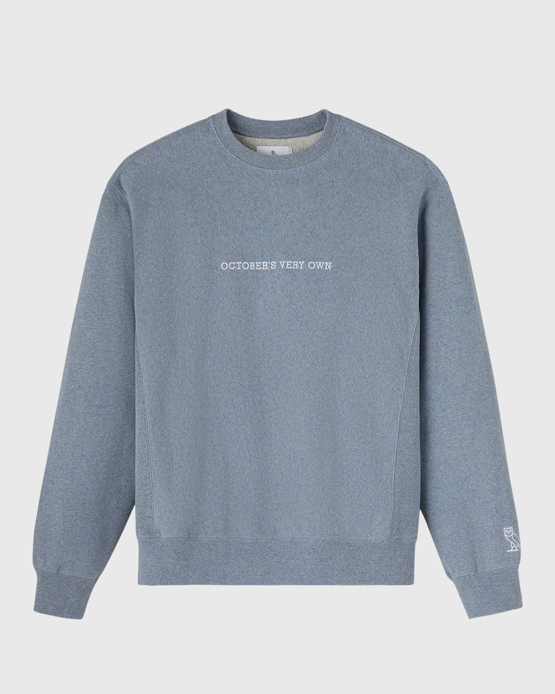 Memphis French Terry Crewneck - Light Blue