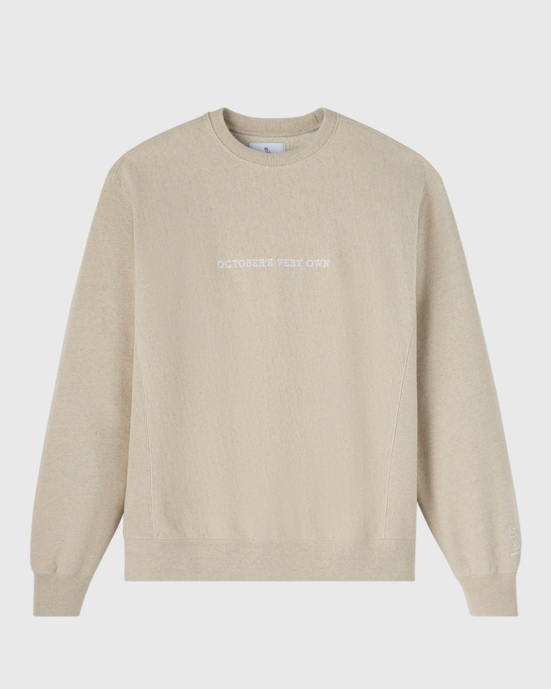 Memphis French Terry Crewneck - Heather Oatmeal