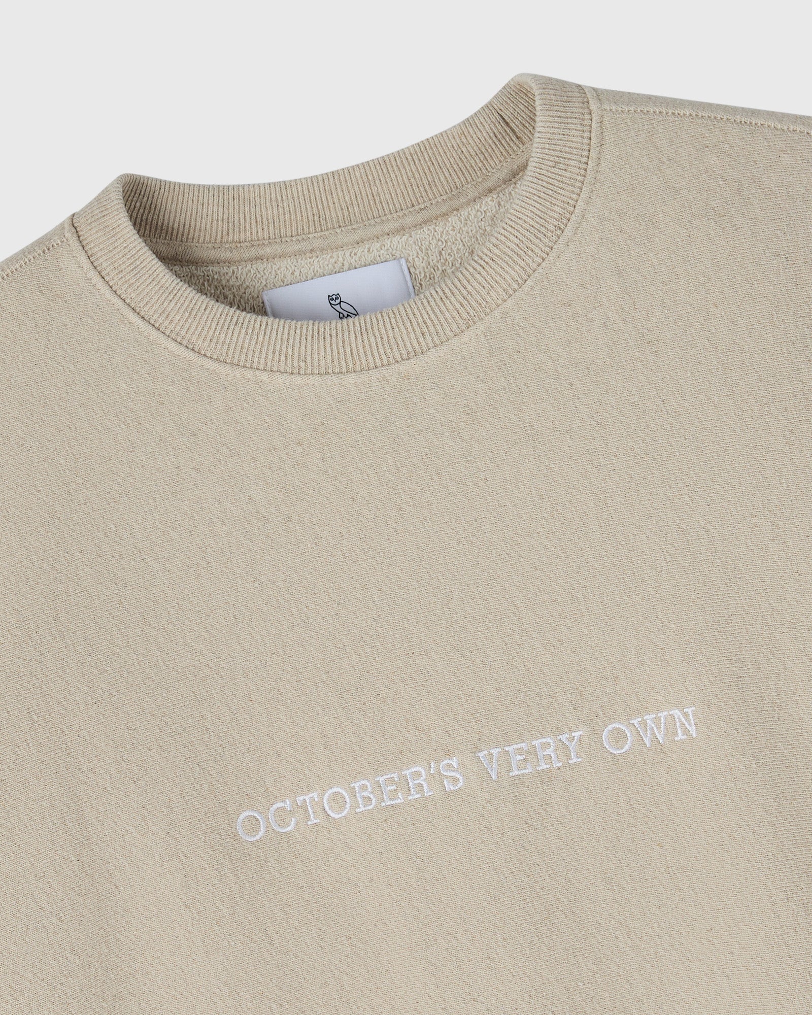 Memphis French Terry Crewneck - Heather Oatmeal IMAGE #3