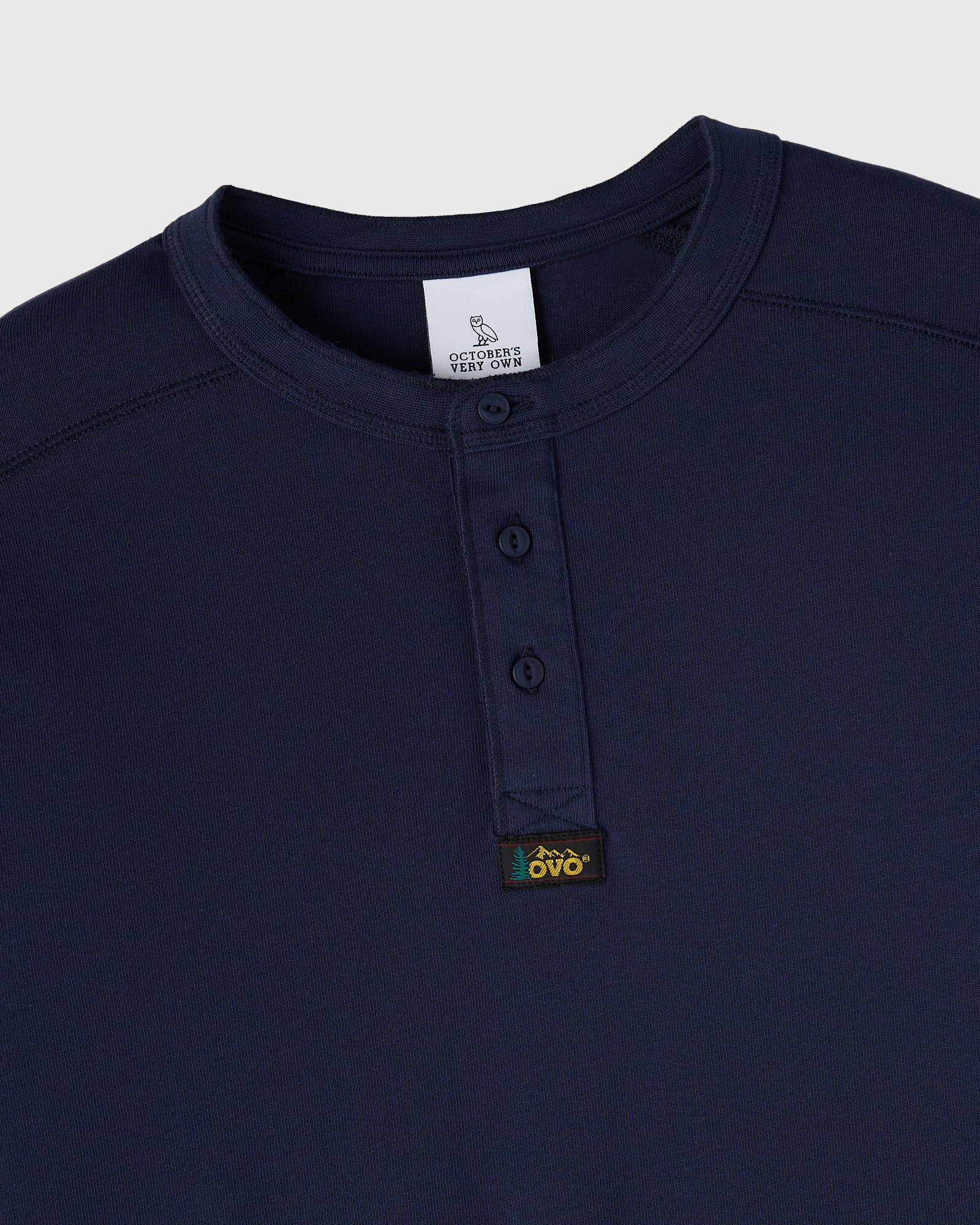 Outdoors Long-Sleeve Henley - Navy IMAGE #3