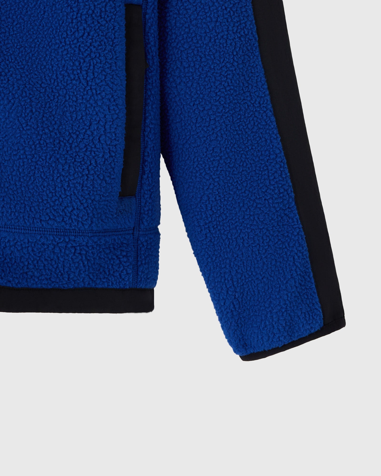 Sherpa Fleece Hoodie - Blue IMAGE #5