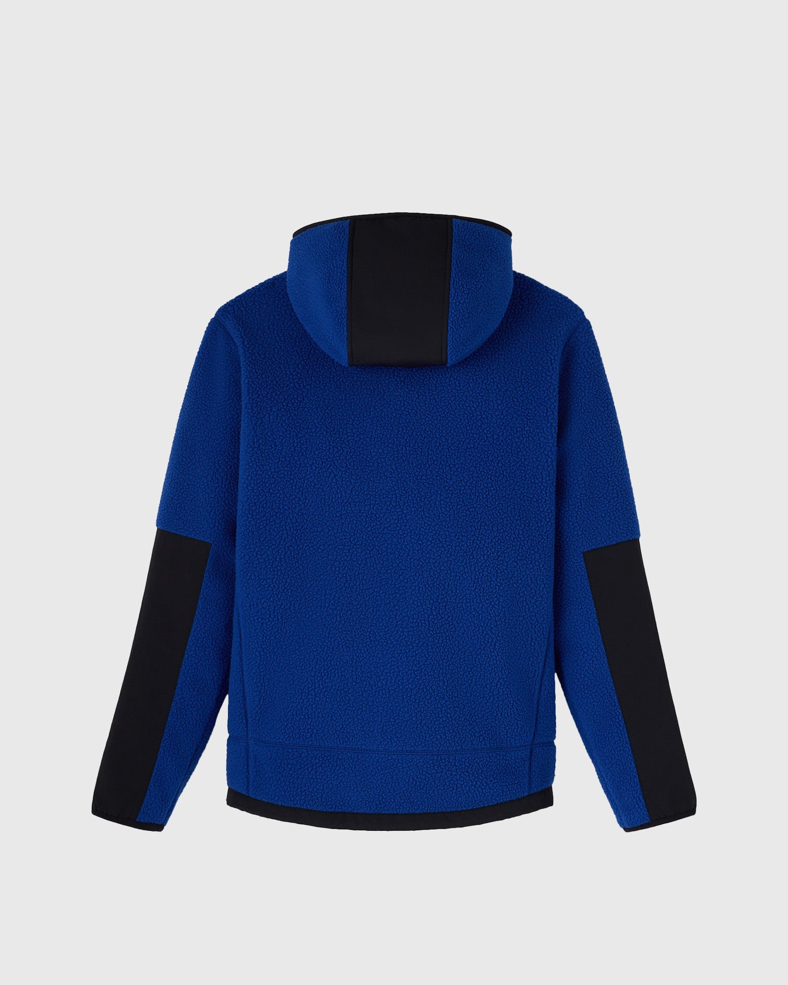 Sherpa Fleece Hoodie - Blue IMAGE #3