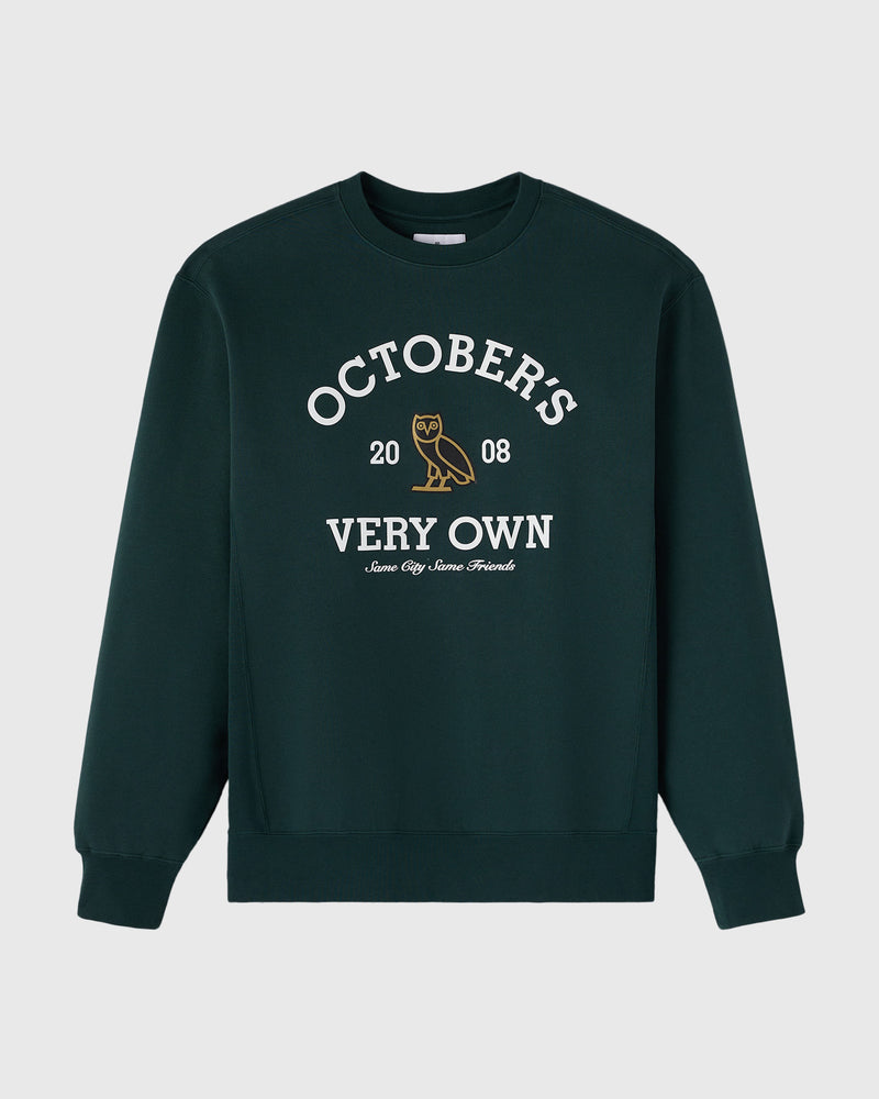 Collegiate Crewneck - Deep Green