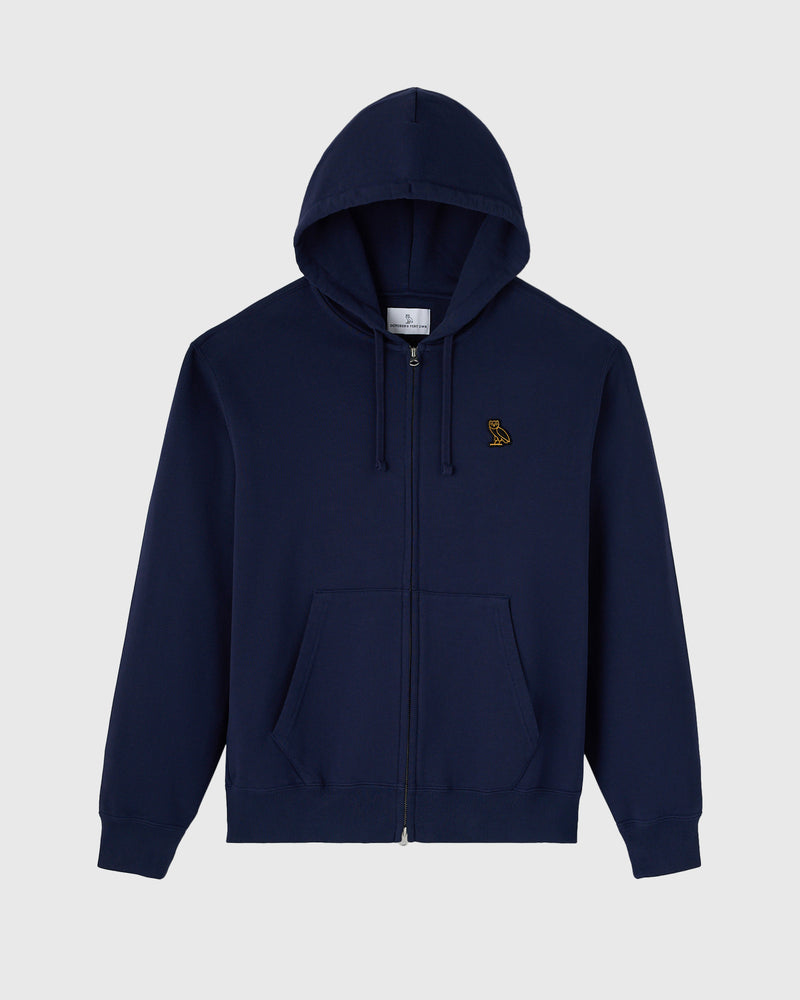 Classic Full-Zip Hoodie - Navy
