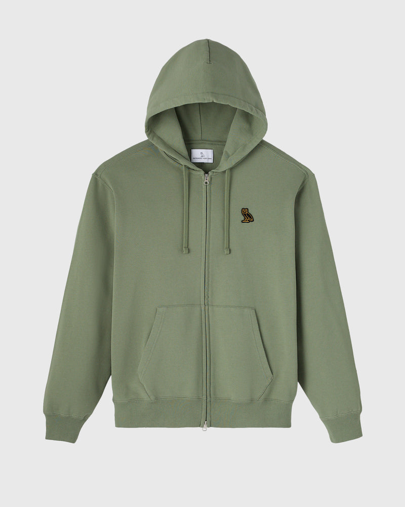 Classic Full-Zip Hoodie - Olive