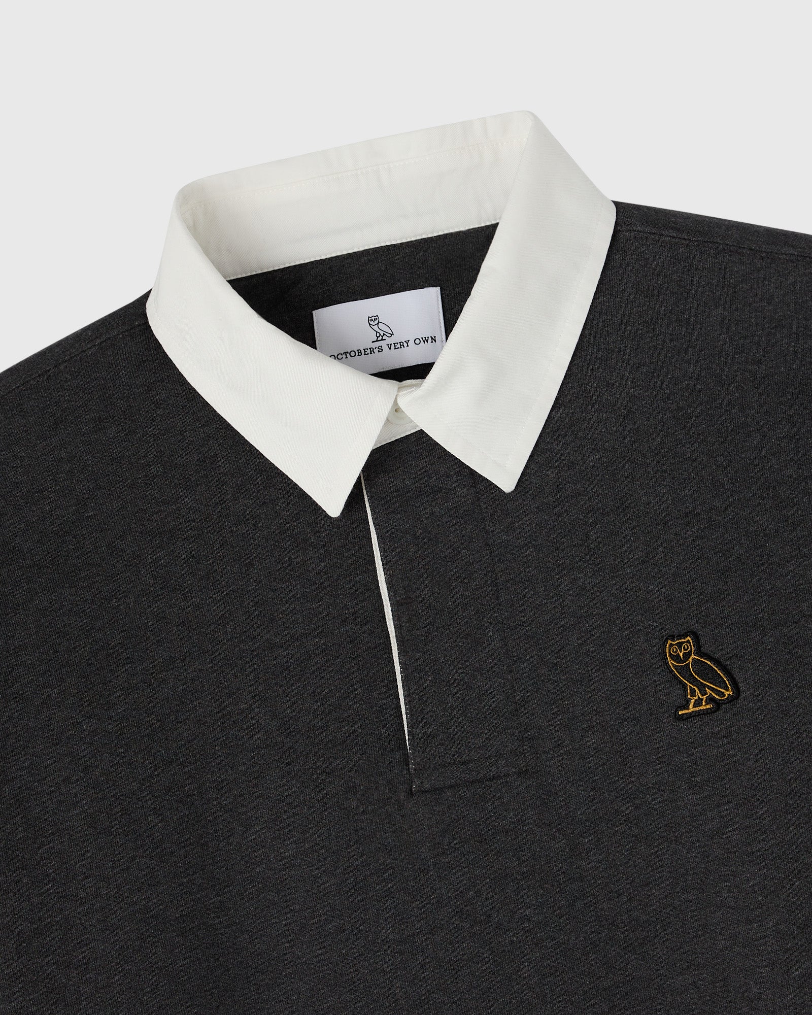 Classic Rugby Polo - Heather Charcoal IMAGE #2