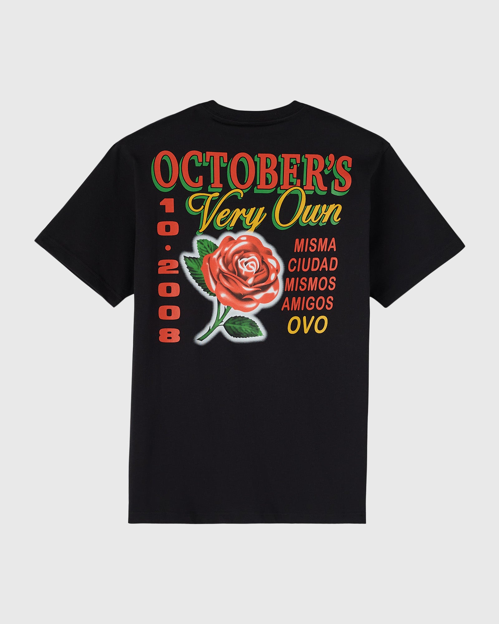 Rose Drop T-Shirt - Black IMAGE #2