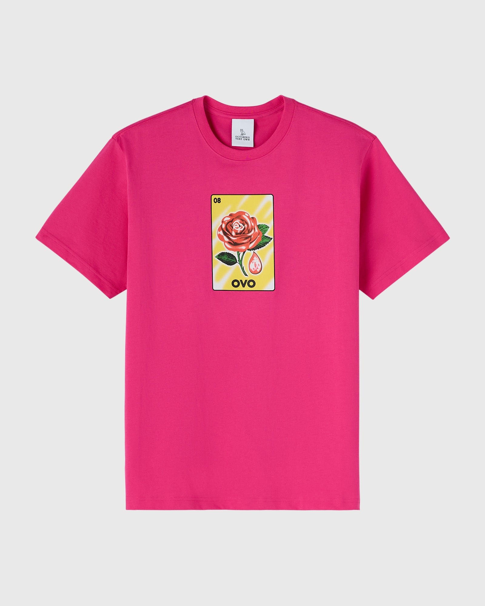 Rose Drop T-Shirt - Fuchsia IMAGE #3