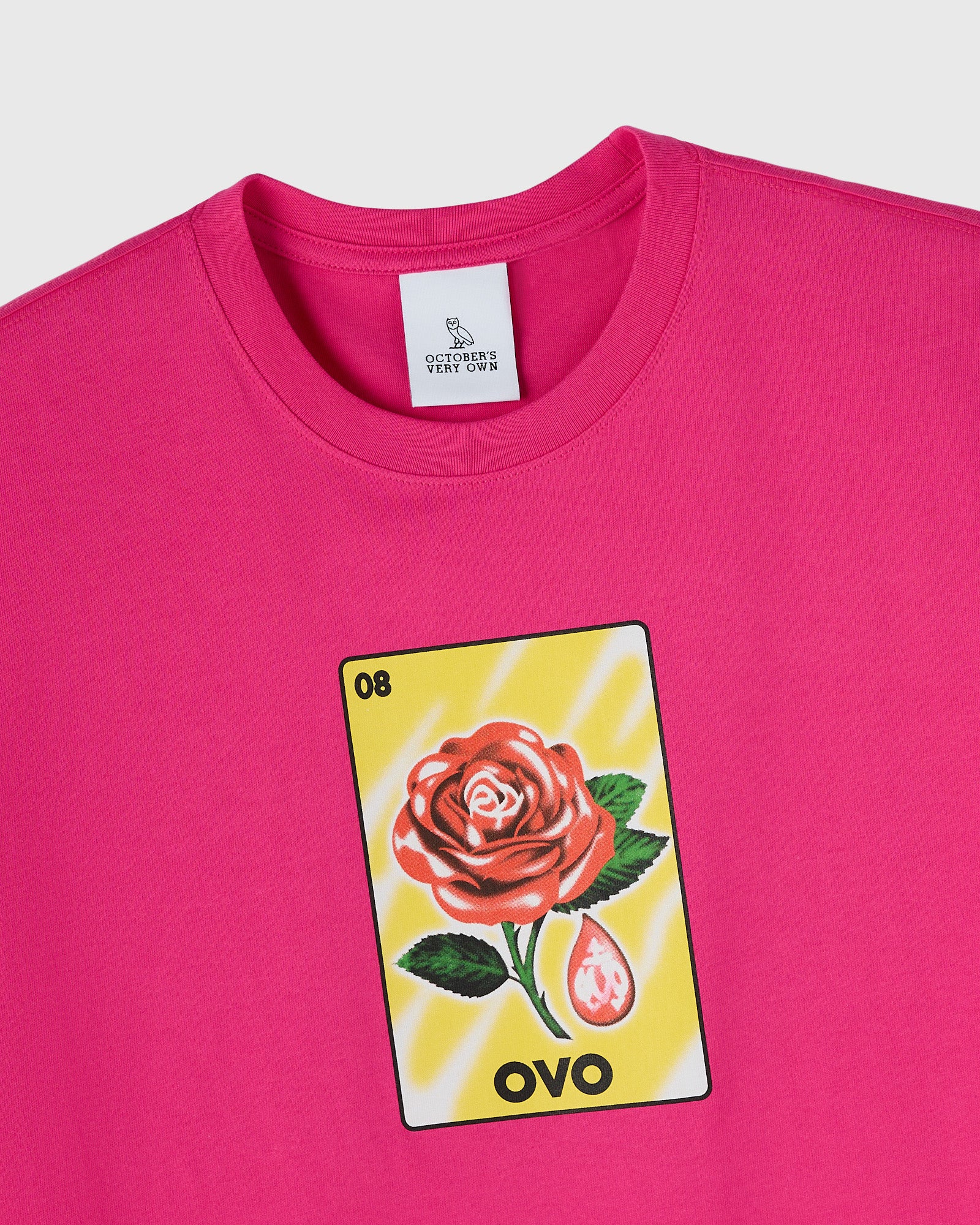 Rose Drop T-Shirt - Fuchsia IMAGE #4