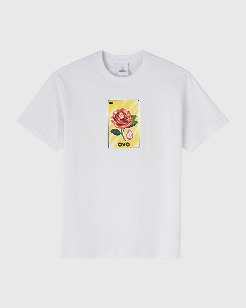 Rose Drop T-Shirt - White