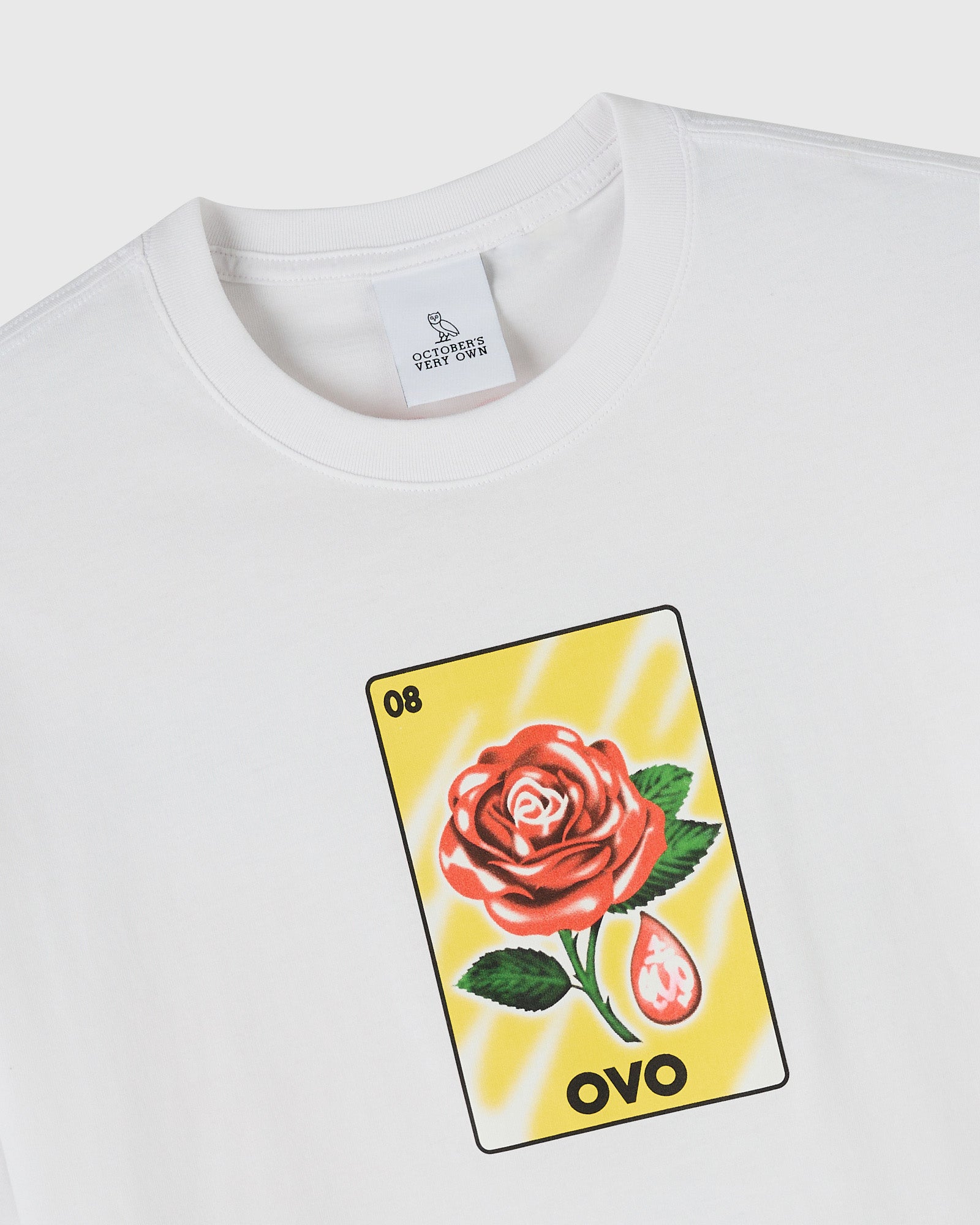 Rose Drop T-Shirt - White IMAGE #3