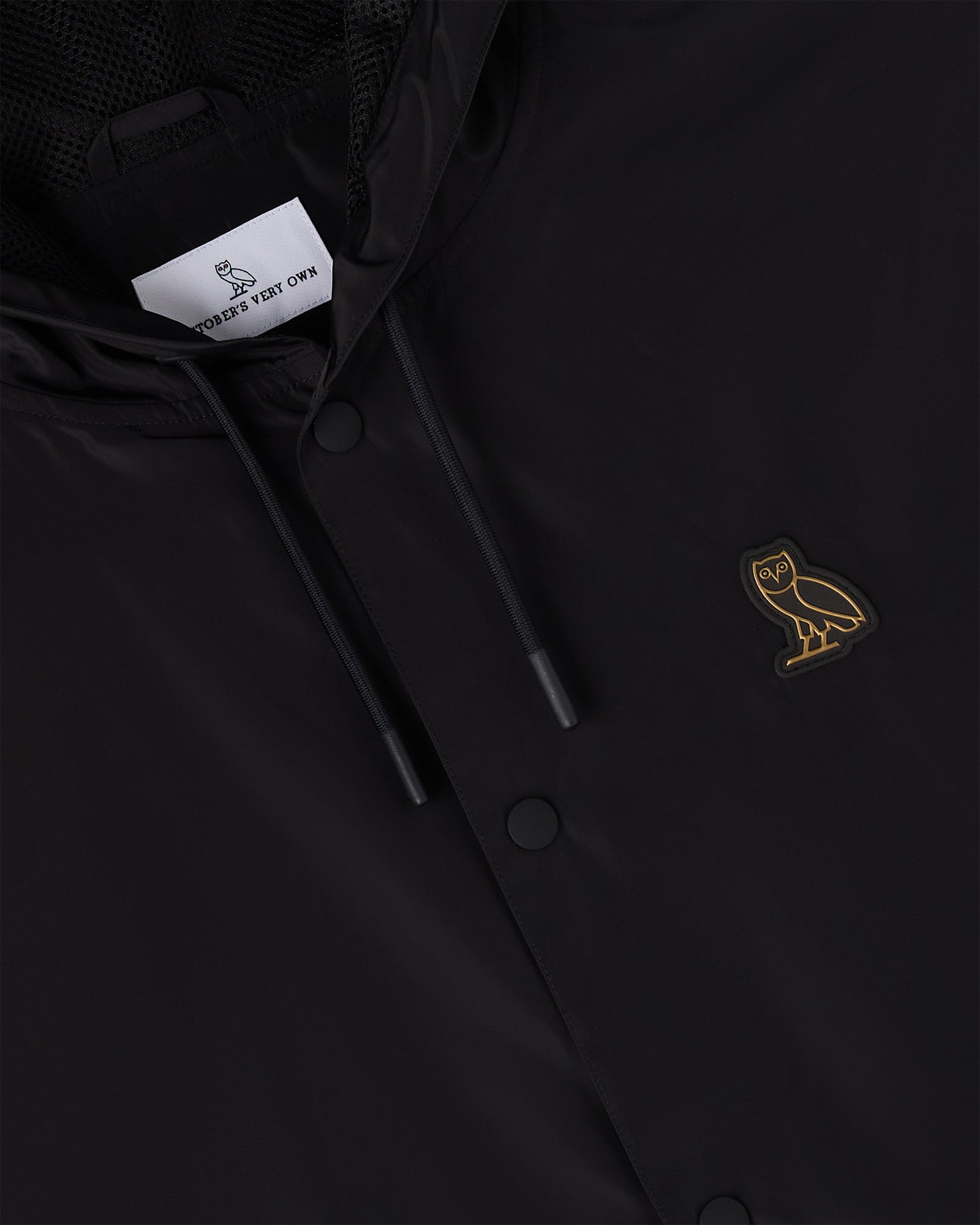 Hooded Coaches Jacket - Black IMAGE #3