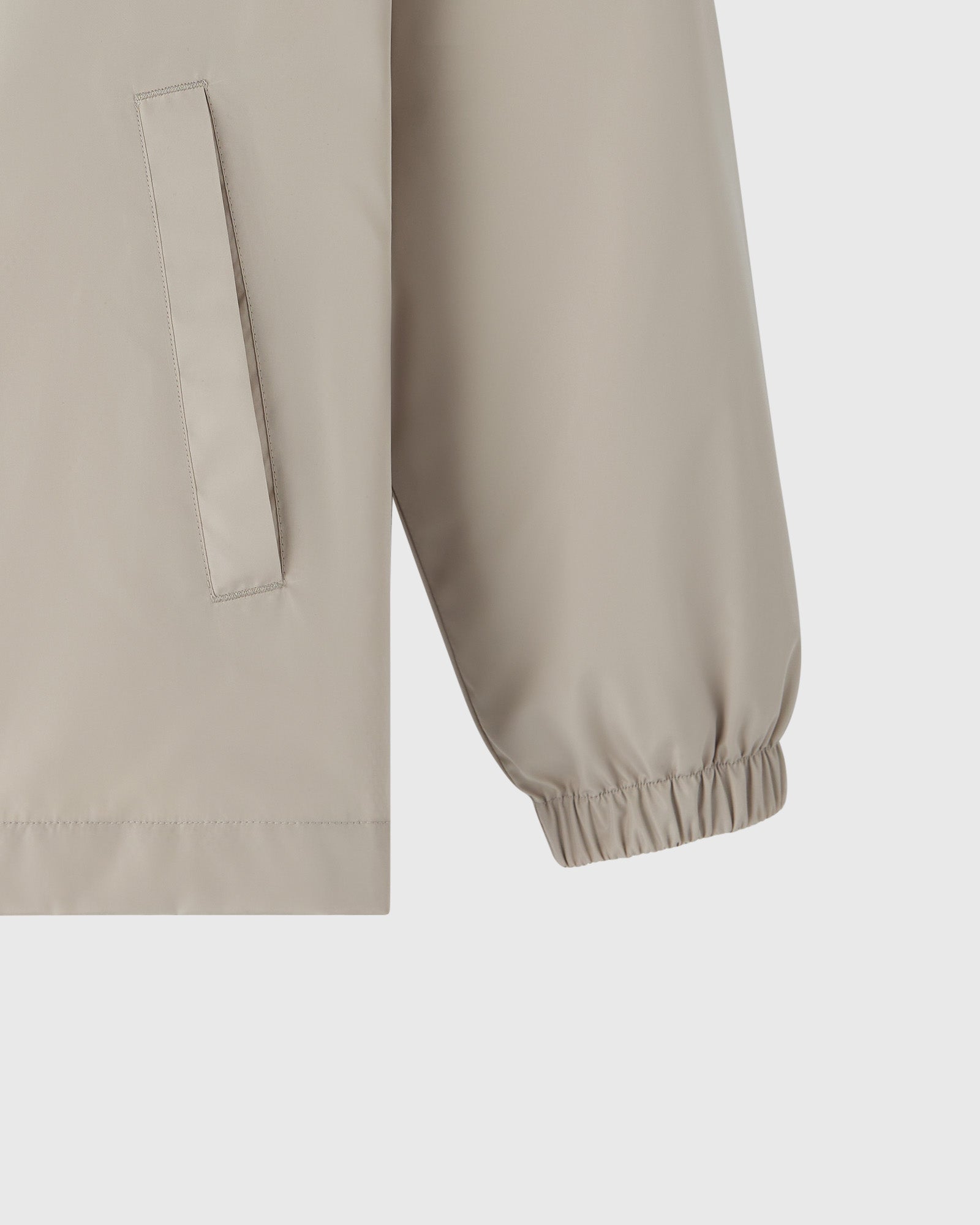 Hooded Coaches Jacket - Beige IMAGE #4