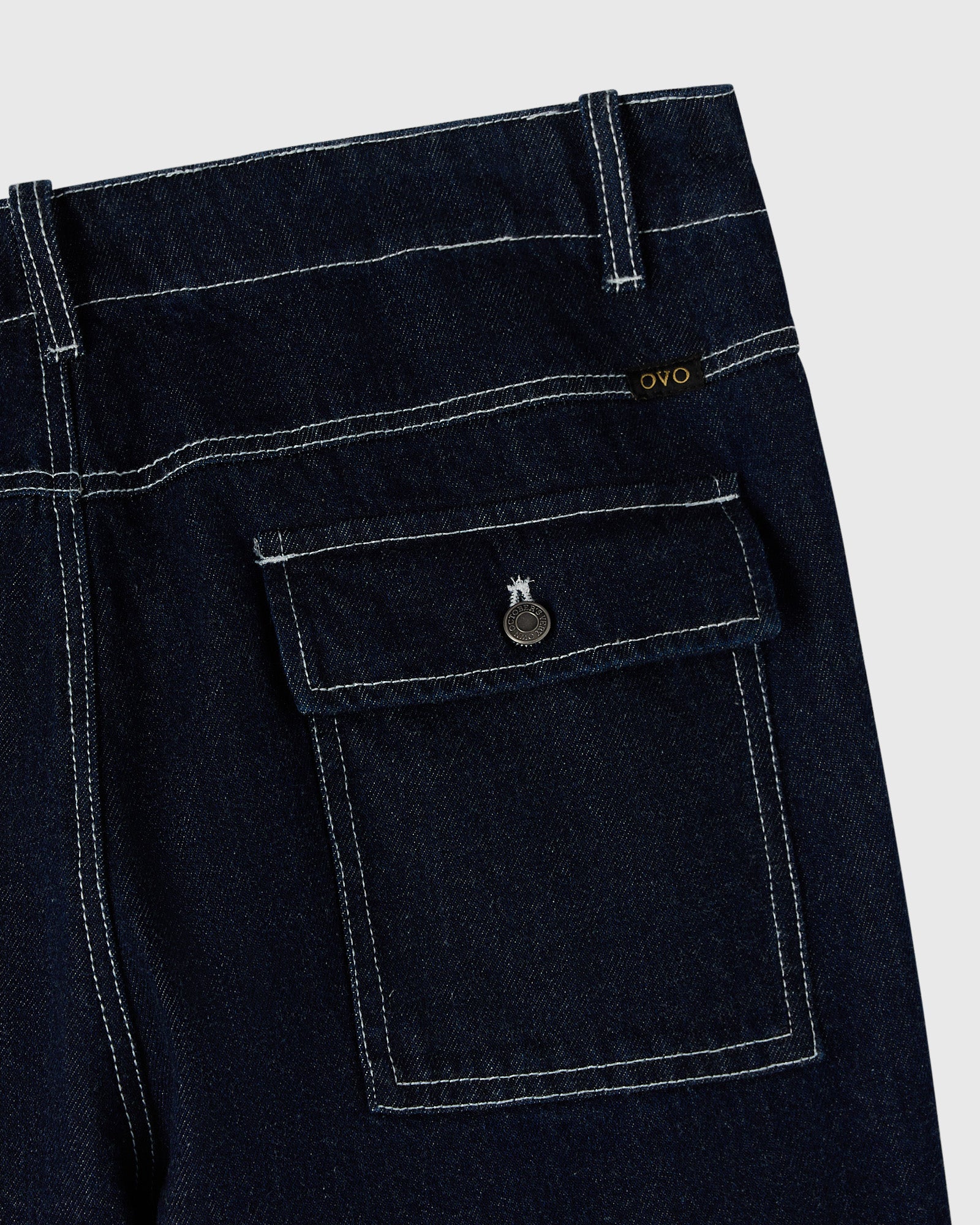 Construction Wordmark Denim Fatigue Pant - Indigo IMAGE #7