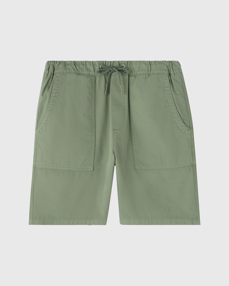 Herringbone Fatigue Short - Olive