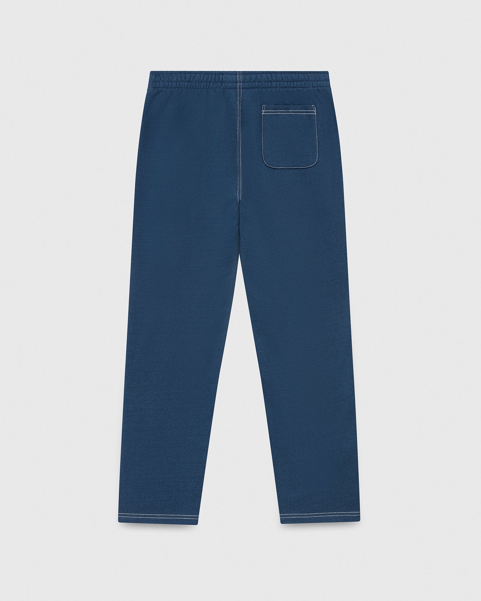 Indigo-Dyed Open-Hem Sweatpant - Washed Indigo IMAGE #3