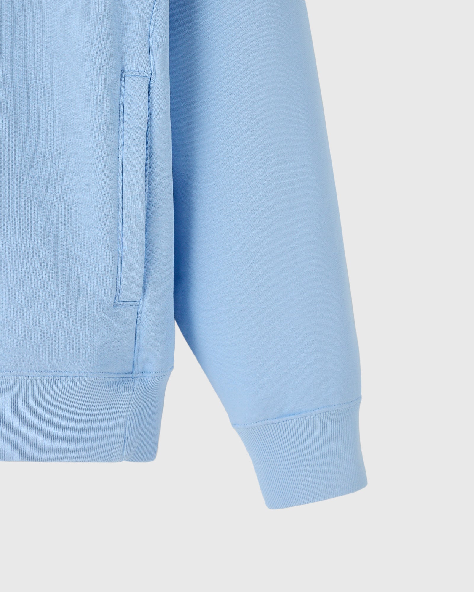 Mini OG Quarter-Zip Mockneck Sweatshirt - Light Blue IMAGE #4