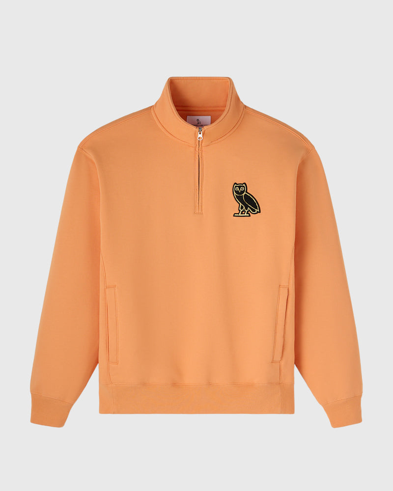 Mini OG Quarter-Zip Mockneck Sweatshirt - Orange