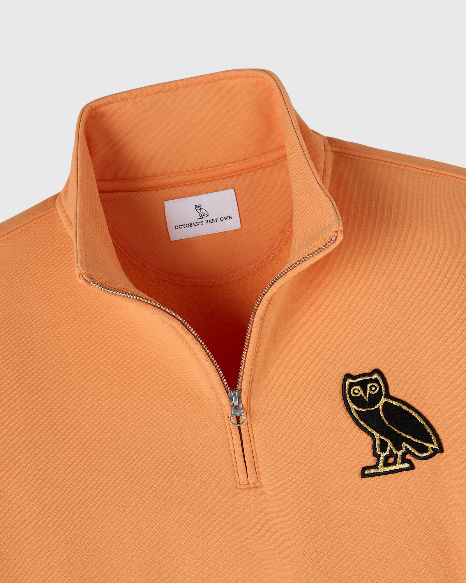 Mini OG Quarter-Zip Mockneck Sweatshirt - Orange IMAGE #2