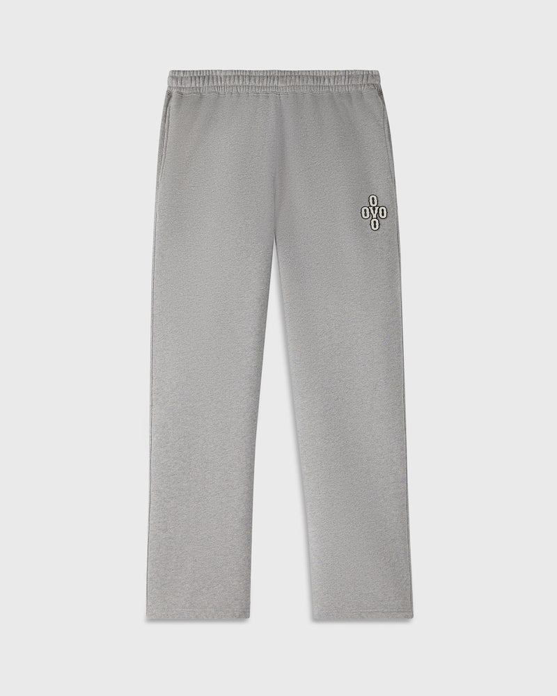 Pom Pom Sweatpant - Heather Grey