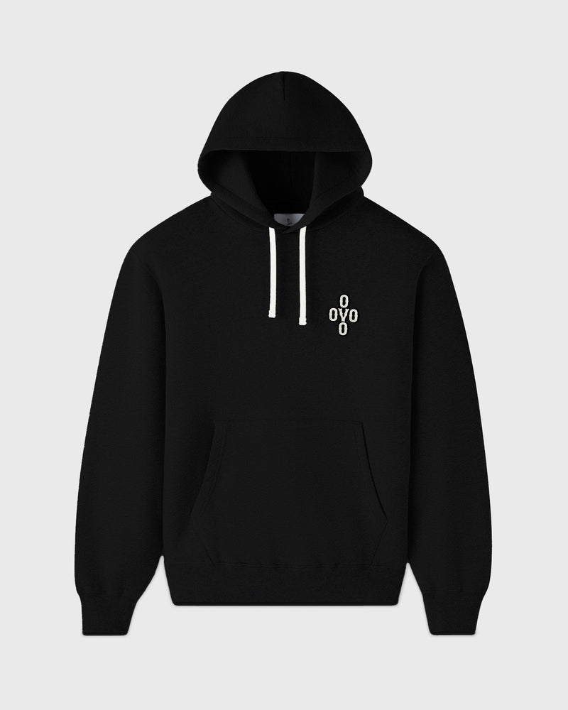 Pom Pom Hoodie - Black