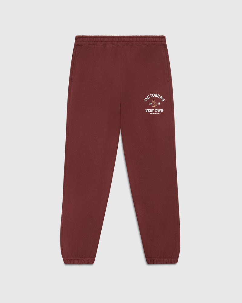 Collegiate Sweatpant - Dark Crimson