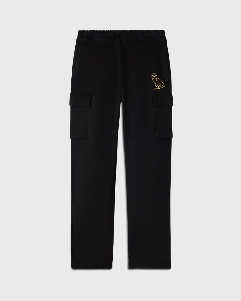 Mini OG Open-Hem Cargo Sweatpant - Black