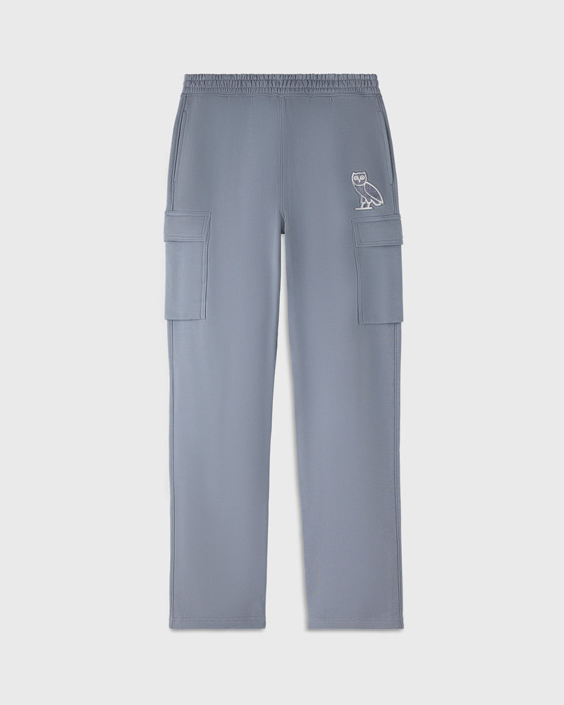 Mini OG Open-Hem Cargo Sweatpant - Slate Blue