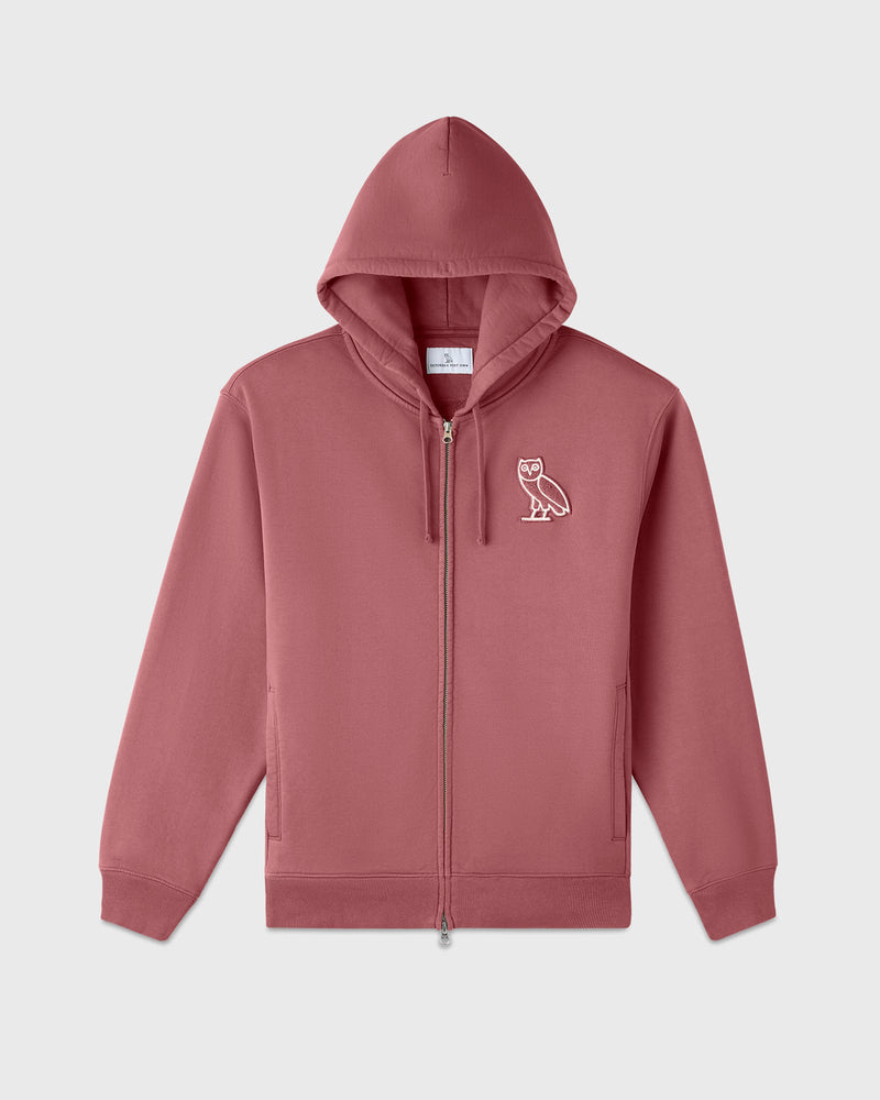 Mini OG Full-Zip Hoodie - Maroon