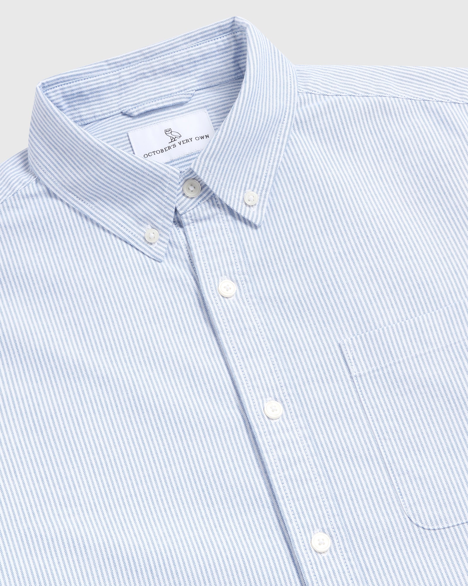 Stripe Oxford Shirt - Blue/White IMAGE #3