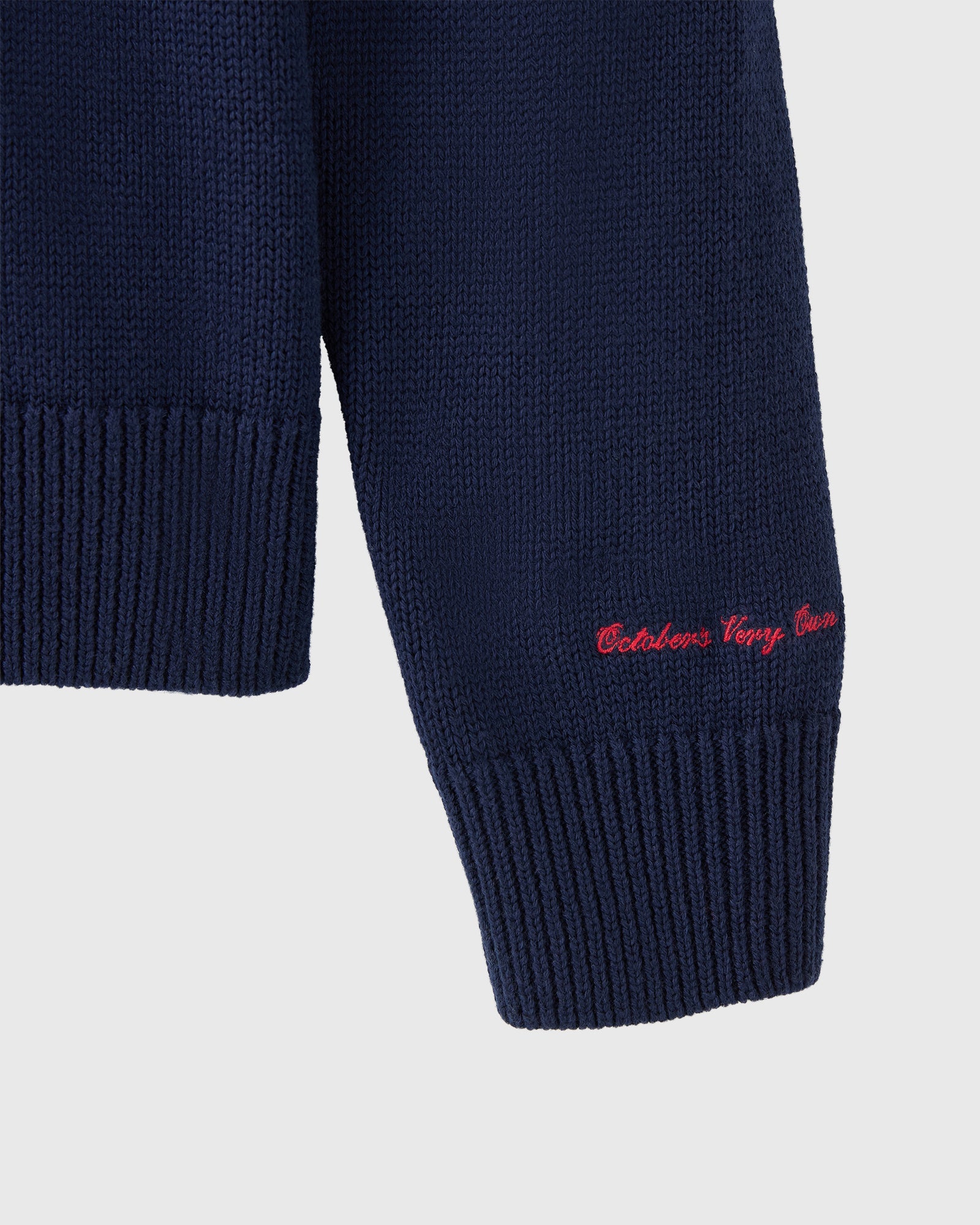 Quarter-Zip Sweater - Navy IMAGE #7