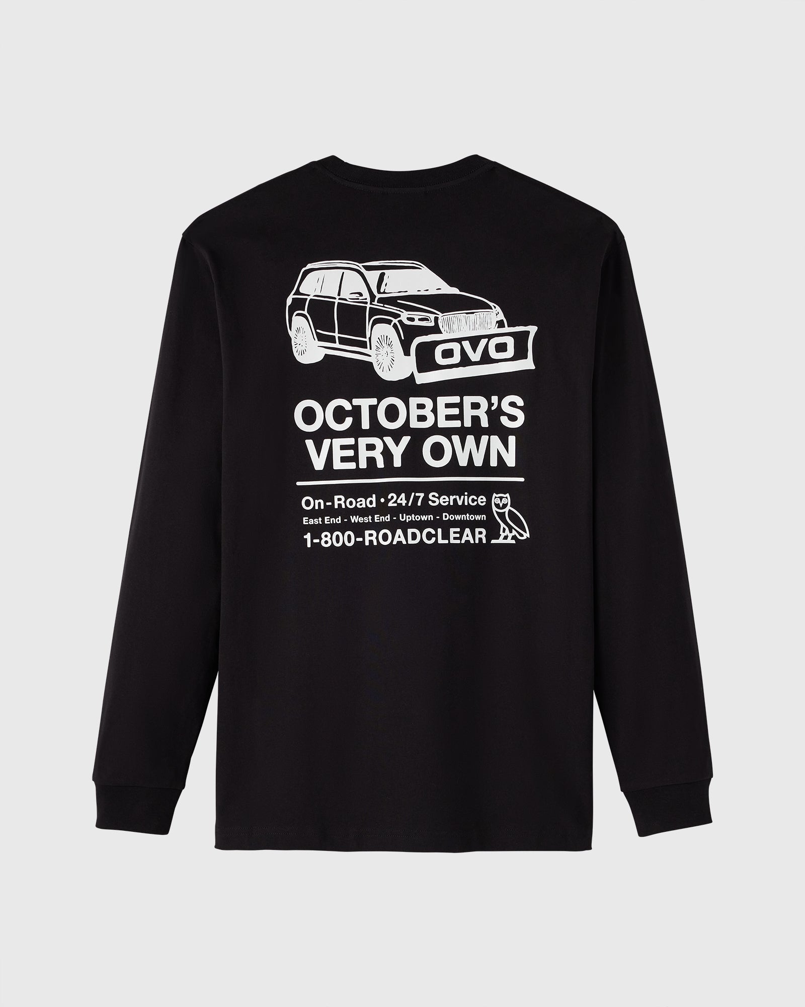 Road Clear Long-Sleeve T-Shirt - Black IMAGE #4