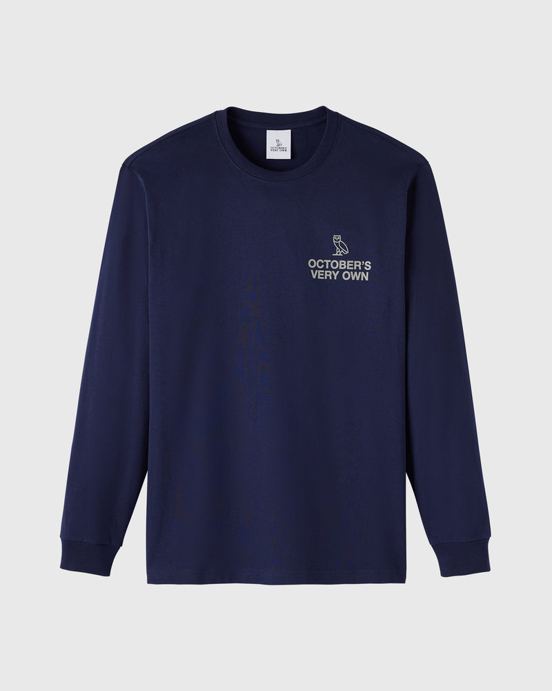 Road Clear Long-Sleeve T-Shirt - Navy