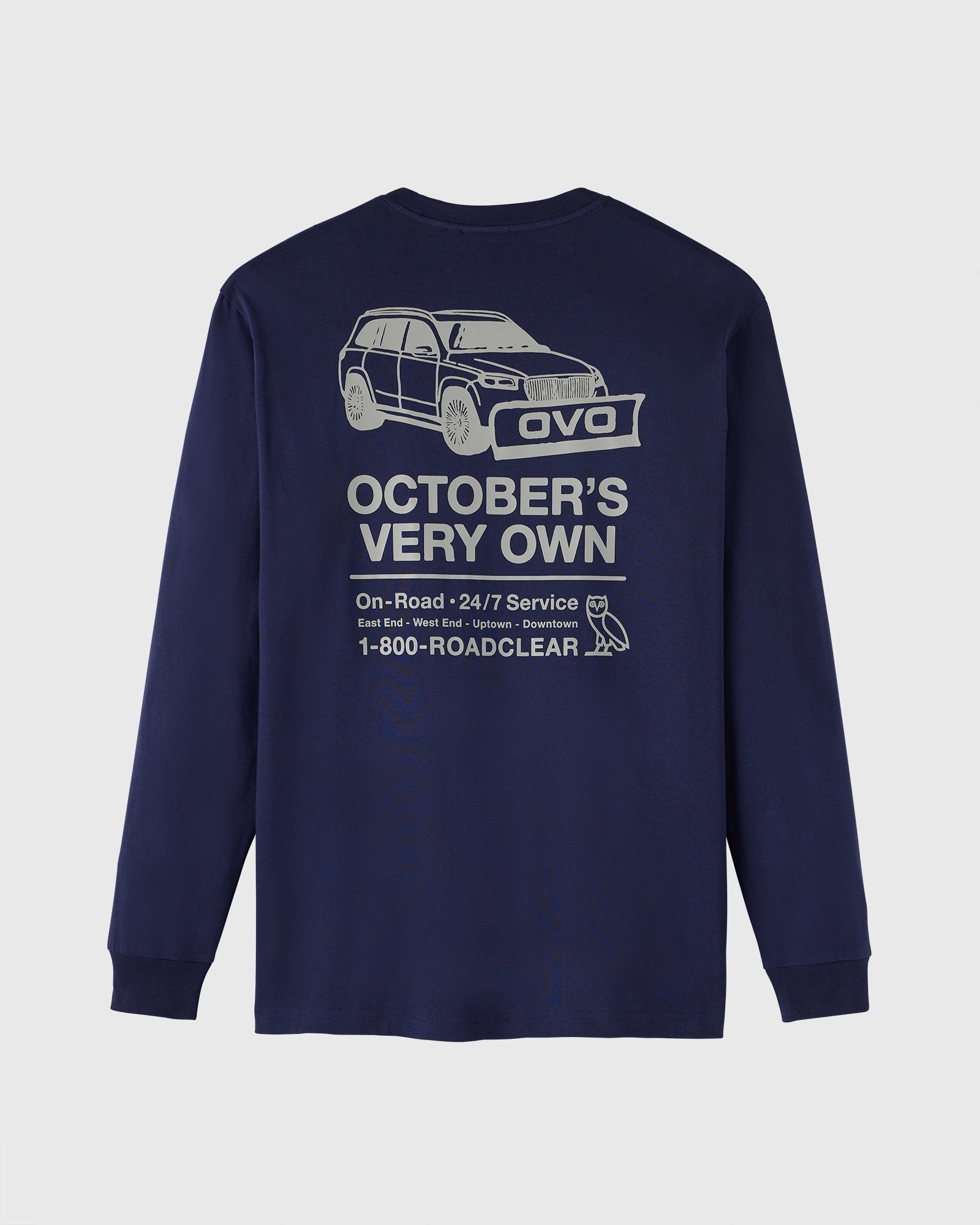 Road Clear Long-Sleeve T-Shirt - Navy IMAGE #4