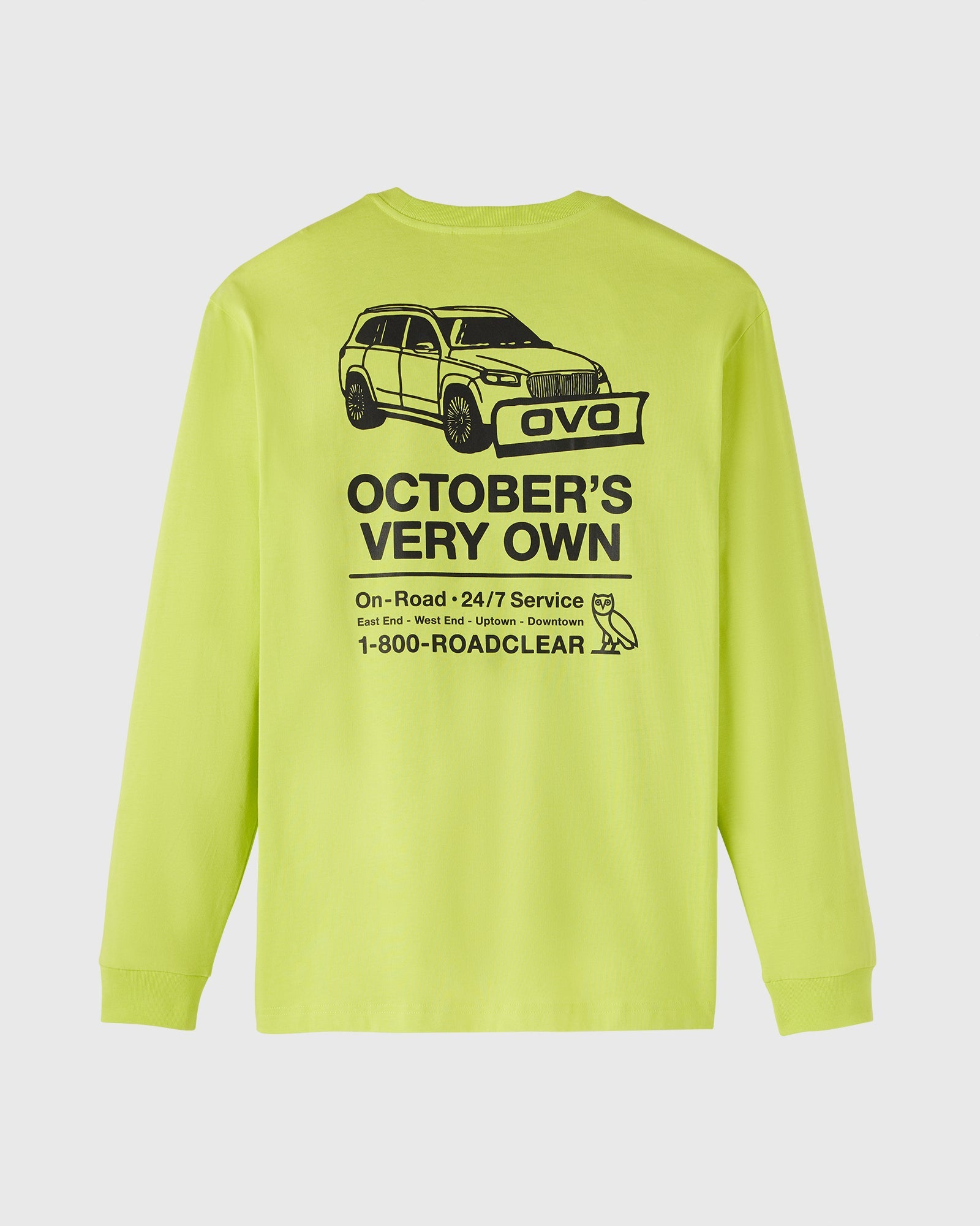 Road Clear Long-Sleeve T-Shirt - Lime IMAGE #4