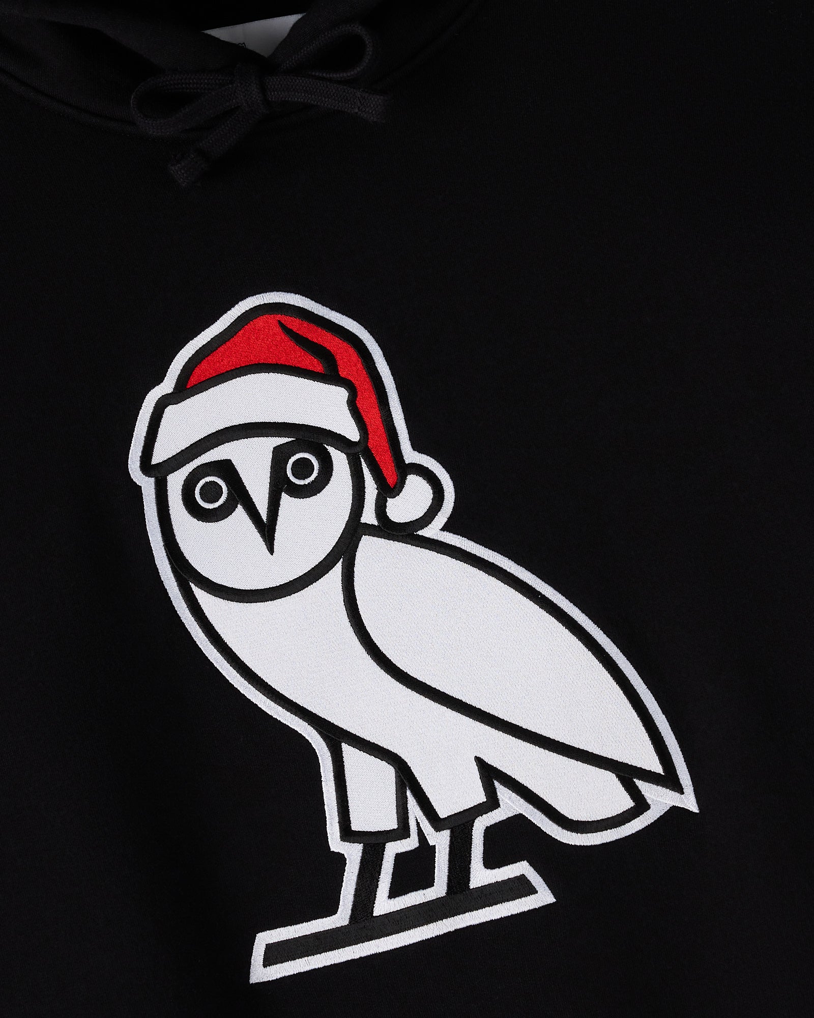 Santa Icon Hoodie - Black IMAGE #2