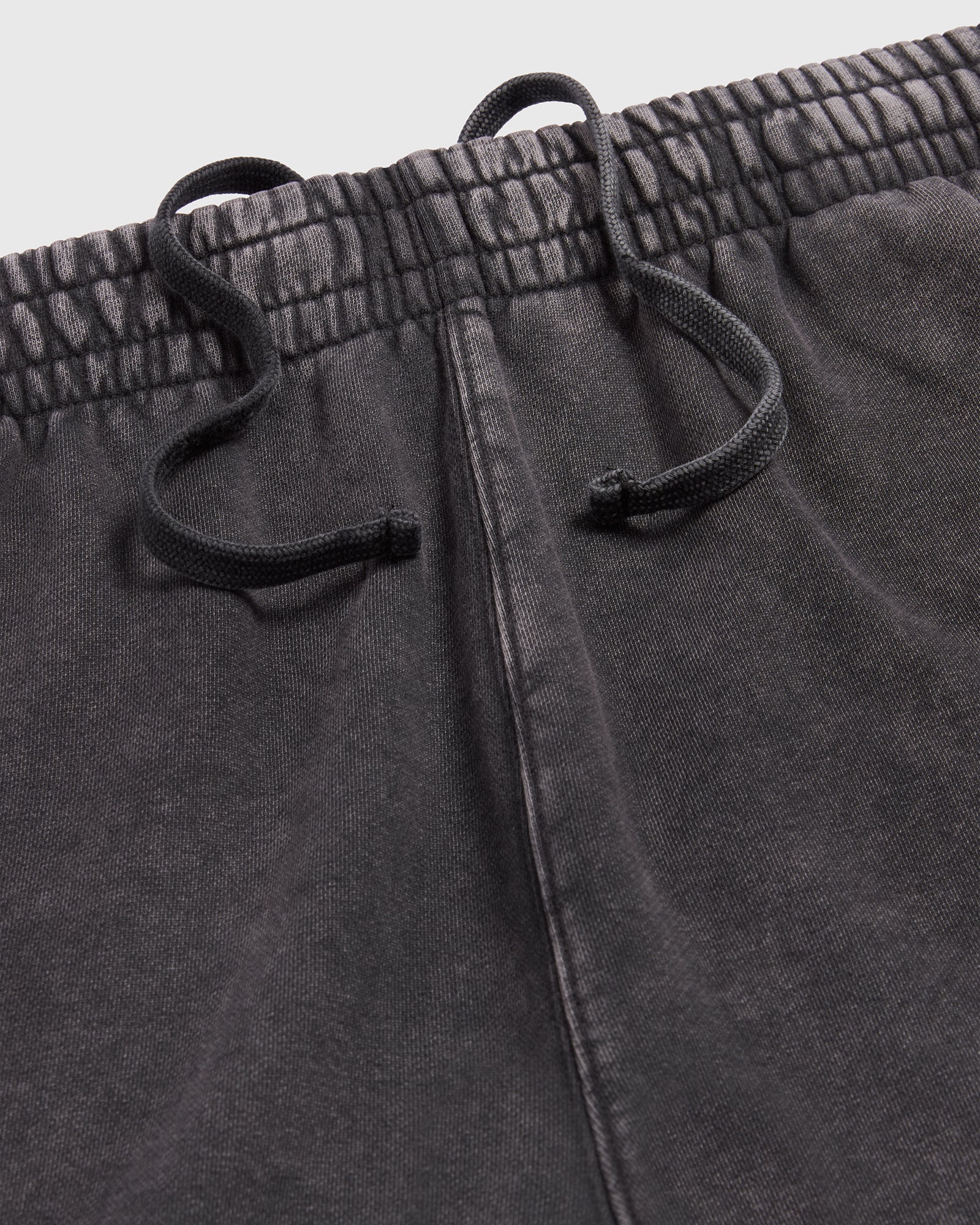 Muskoka Garment Dyed Open Hem Sweatpant - Black IMAGE #5