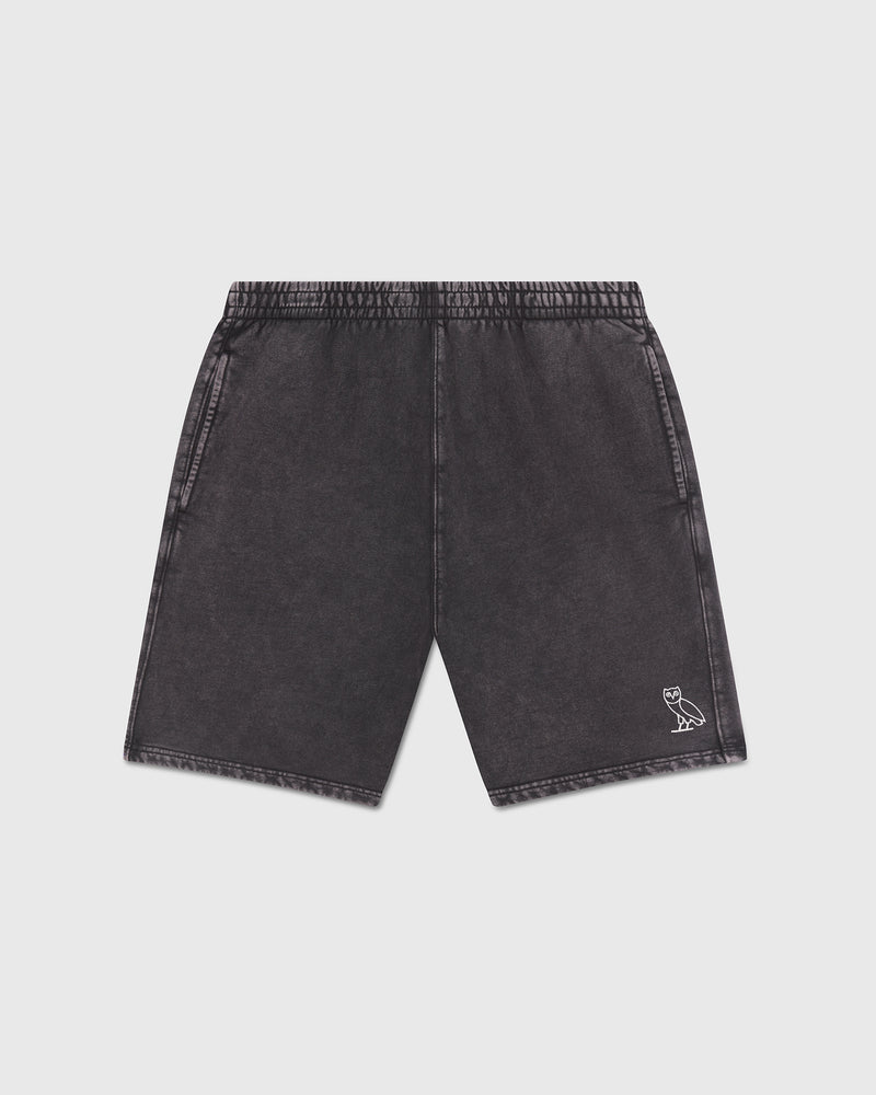 Muskoka Garment Dyed Shorts - Black