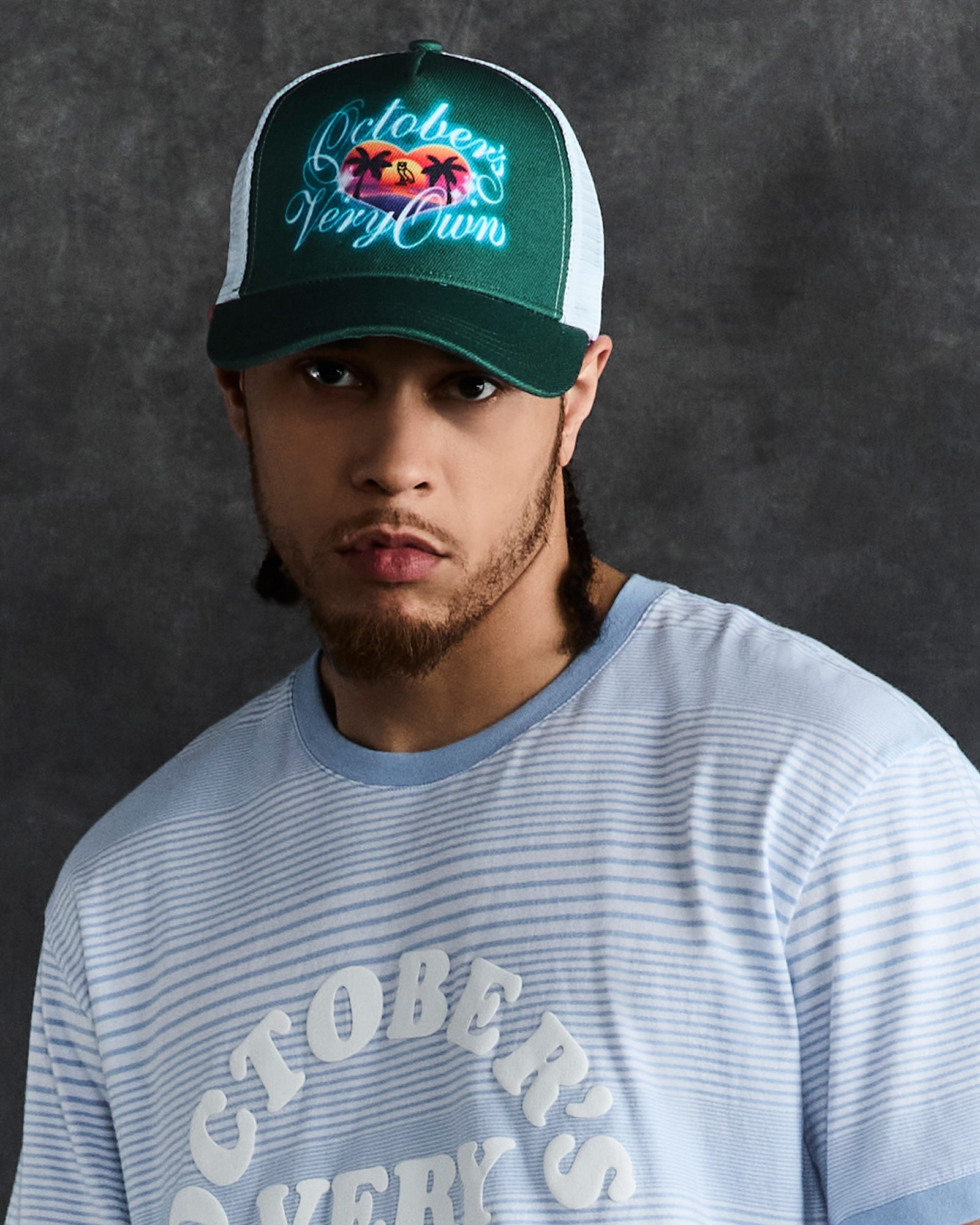 Vacation Trucker Cap - Green IMAGE #2