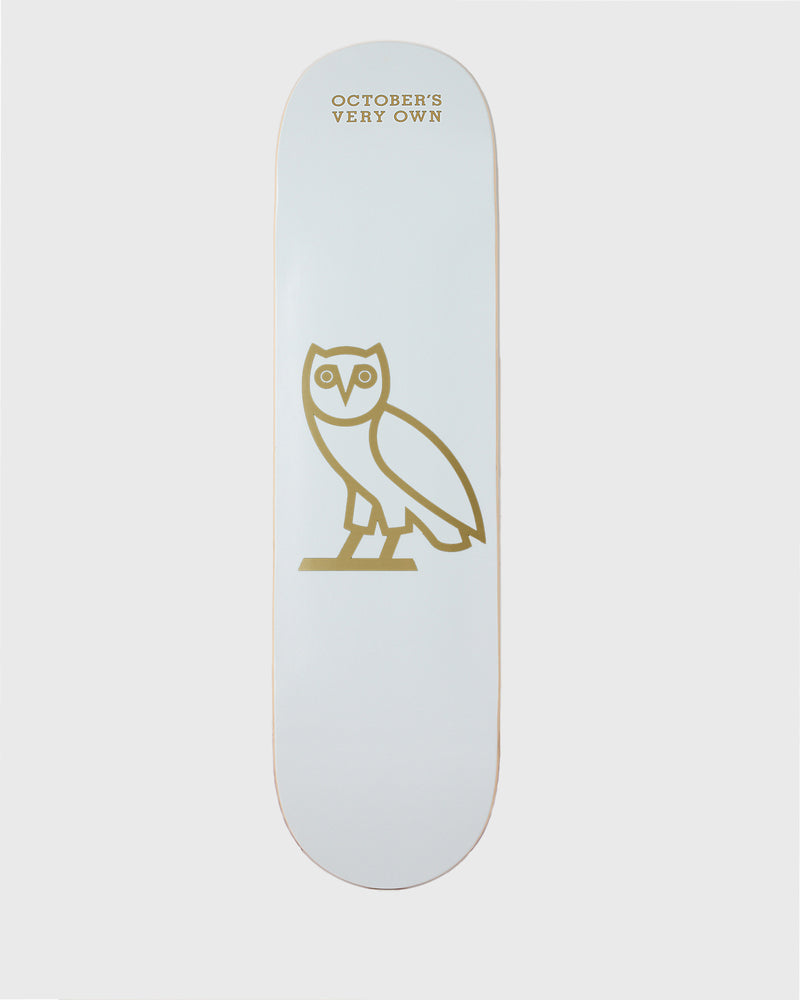 Icon Skate Deck - White