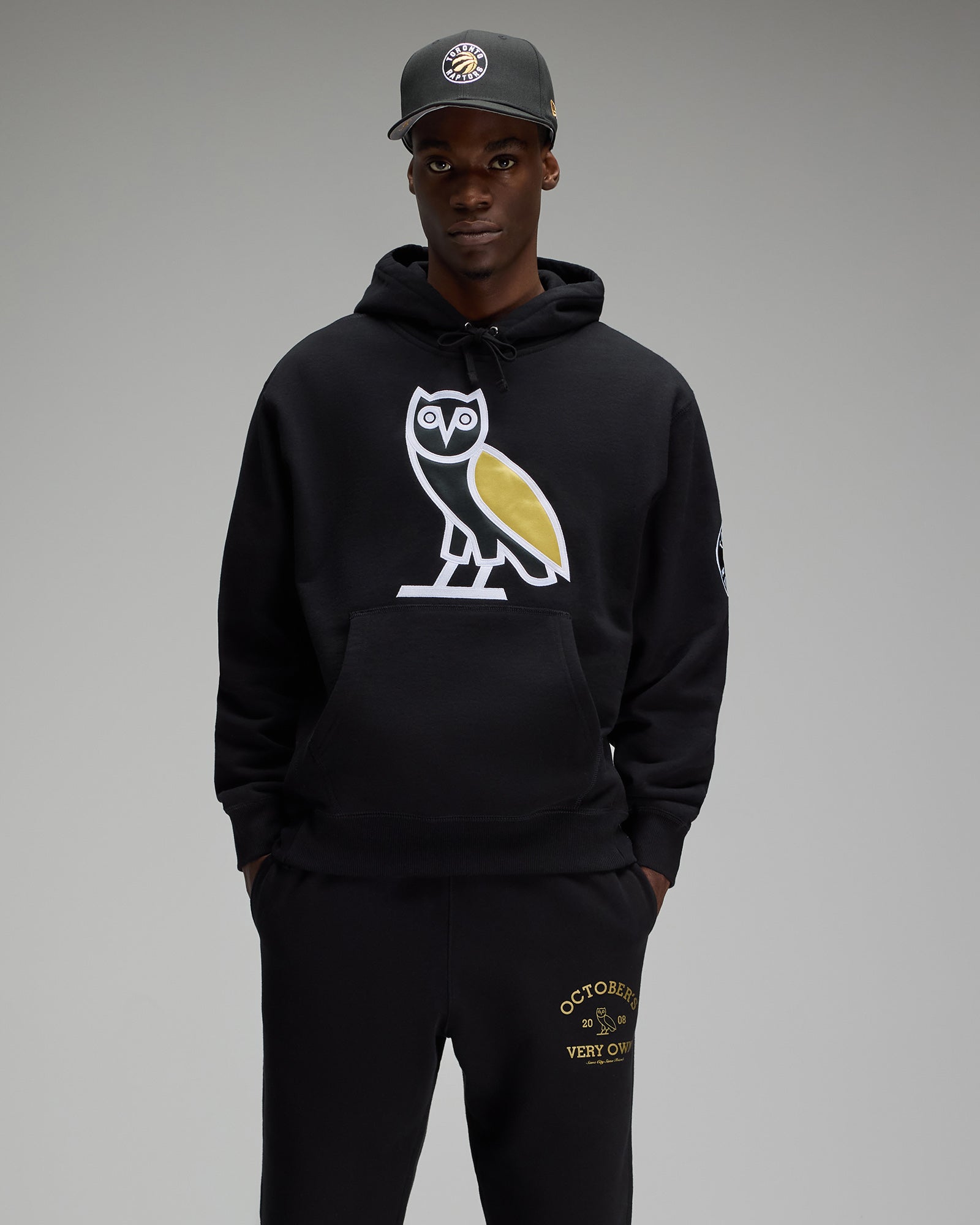 NBA Toronto Raptors Hoodie - Black IMAGE #6