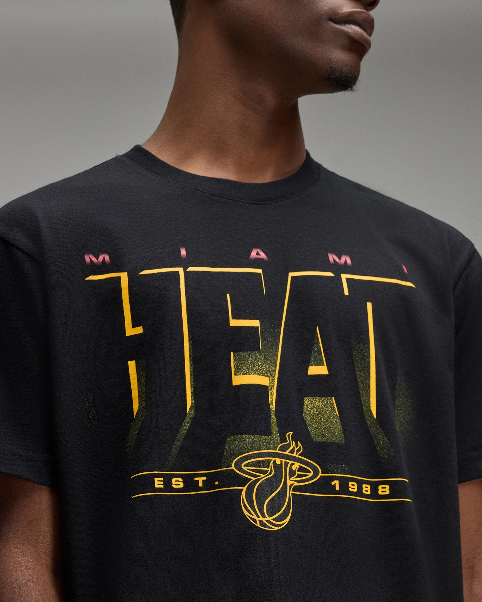 NBA Miami Heat T-Shirt - Black IMAGE #6